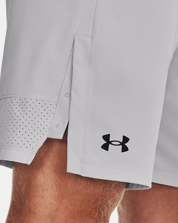 Men's UA Vanish Woven Snap Shorts, Gray, pdpMainDesktop image number 3